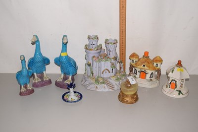 Lot 212 - Mixed Lot: Vintage pastille burners formed as...