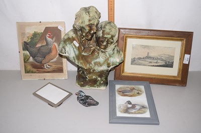 Lot 233 - Composition model of two figures together with...