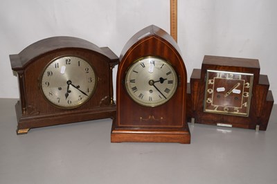 Lot 235 - Three early 20th Century mantel clocks
