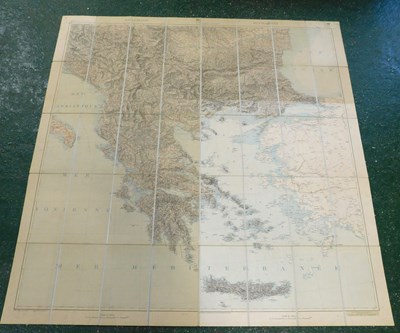 Lot 504 - EDWARD STANFORD (RETAILER) Map of the Balkan...
