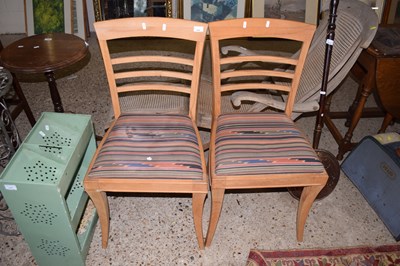 Lot 334 - Pair of kitchen chairs