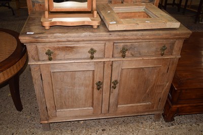 Lot 346 - A small late 19th Century two door, two drawer...
