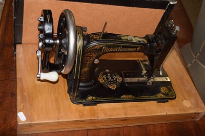 Lot 362 - A Frister & Rossman sewing machine