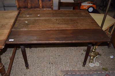 Lot 367 - A 19th Century oak drop leaf table