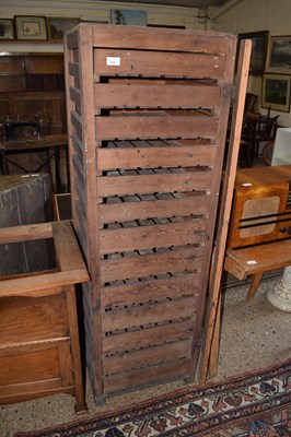 Lot 370 - A vintage wooden fruit storage chest