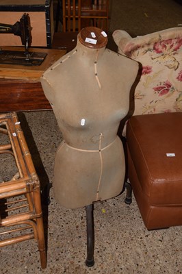 Lot 384 - A tailors dummy