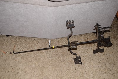 Lot 396 - An iron weather vane decorated with a...