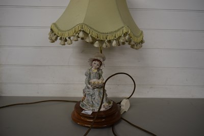 Lot 185 - MODERN TABLE LAMP WITH FIGURAL BASE