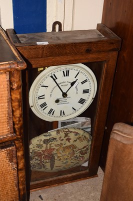 Lot 411 - A vintage Gledhill Brook time recorder clock