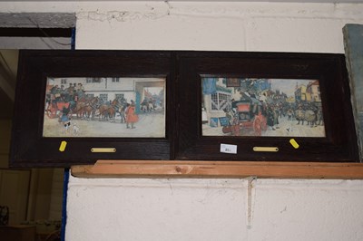 Lot 254 - Two coloured coaching prints after Ludovici