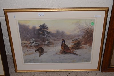 Lot 295 - Archibald Thorburn, coloured print of...
