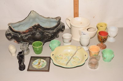 Lot 502 - Mixed lot of ceramics including egg cups,...
