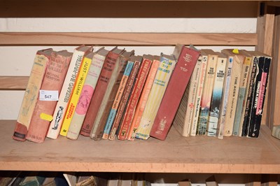 Lot 547 - Books including military fiction