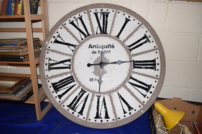Lot 559 - Oversized wall clock