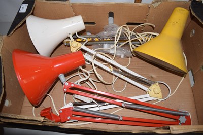 Lot 561 - Three anglepoise lamps