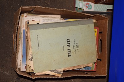Lot 563 - Box of assorted books and ephemera