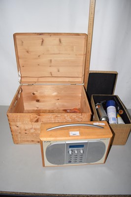 Lot 583 - A Pure Evoke 2 digital radio together with two...