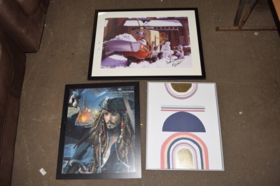 Lot 716 - Mixed lot of prints to include signed Wallace...