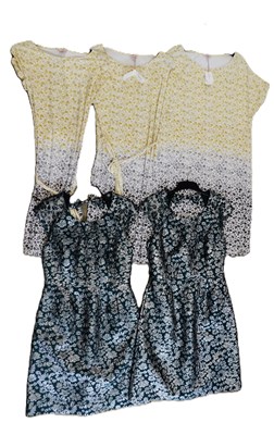 Lot 71 - Kath Kidston: two green and silver jaquard...