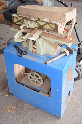 Lot 423 - A Milford planer on stand