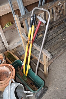 Lot 434 - Mixed lot to include seed spreader, edging...