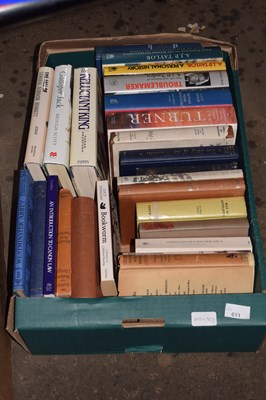 Lot 611 - One box of books to include art and history...