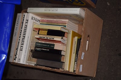 Lot 616 - One box of books,art interest