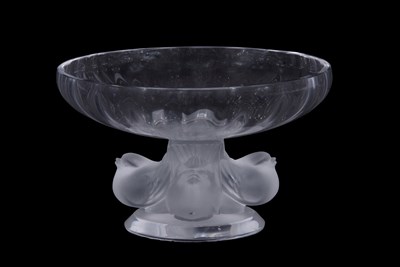 Lot 17 - A Lalique Nogent clear and frosted glass bowl...