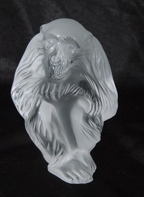Lot 5 - Modern Lalique paperweight modelled as a...