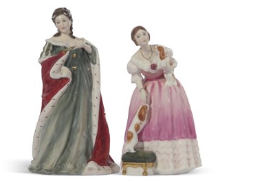 Lot 28 - Two Royal Doulton figures from The Queens of...