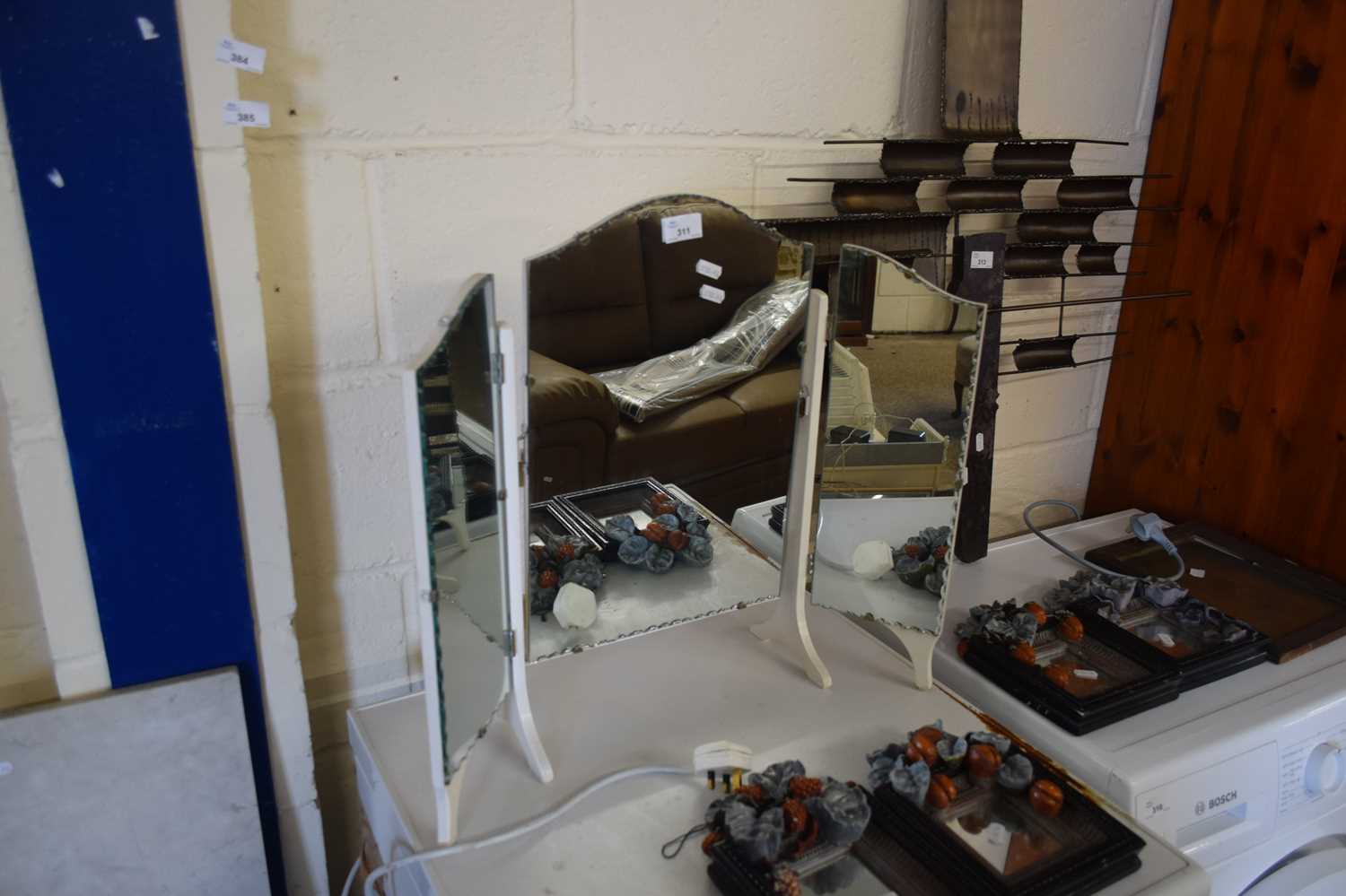 Lot 311 TRIPLE DRESSING TABLE MIRROR
