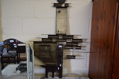 Lot 313 - MODERN WELDED METAL ABSTRACT, 210CM HIGH