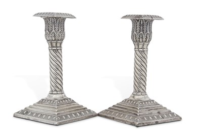 Lot 216 - A pair of Victorian silver dressing table...