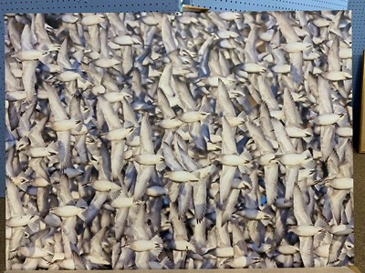 Lot 127 - Les Bunyan (British), "Knot in Flight",...