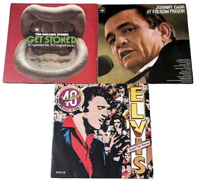 Lot 185 - A trio of rock'n'roll 12'' vinyl LPs, to...