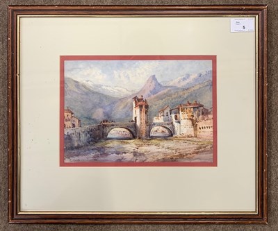 Lot 5 - Gabriel Carelli (Naples, 1820-1900), "Sospello"...