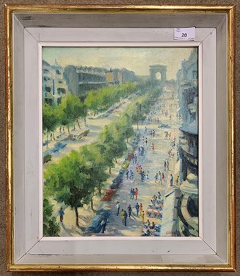 Lot 20 - Suzanne C. Harris (British), "Champs Elysees",...