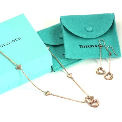 Lot 139 - Tiffany & Co.: a Heart Link lariat necklace,...