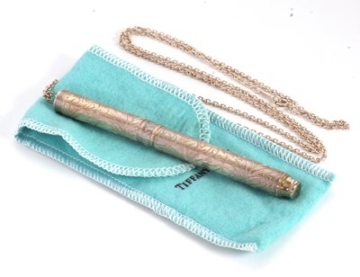 Lot 143 - Tiffany & Co.: a silver ballpoint pen, stamped...
