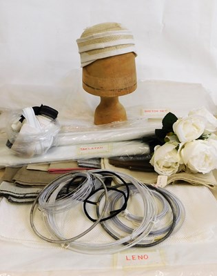 Lot 155 - A wooden milliners block by Rubans De Paris,...