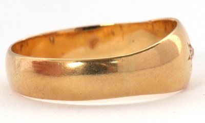 Lot 57 - A single stone diamond ring, with a gypsy set...