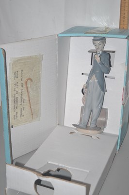 Lot 47 - A boxed Lladro model of Charlie Chaplin