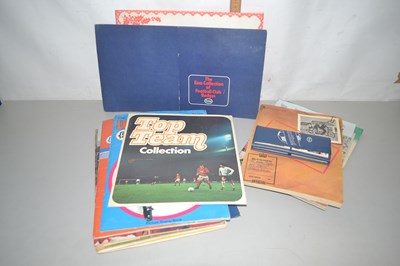 Lot 49 - Quantity of LP's, collection of football cards