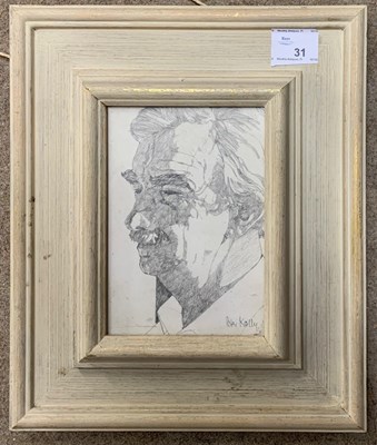 Lot 31 - Peter Kelly RBA (1931-2019), Head portrait of...