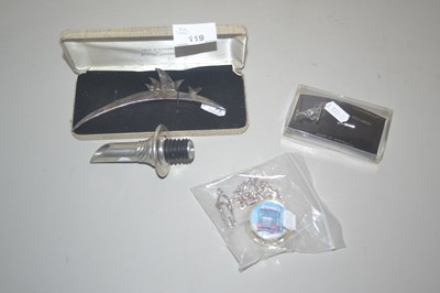 Lot 119 - A silver metal sculpture made in Australia for...