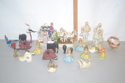 Lot 160 - Quantity of ceramic figures, some Disney,...