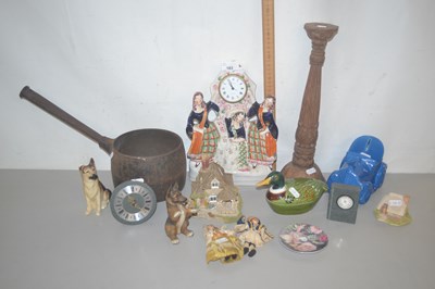 Lot 163 - Staffordshire model of the Clock Holder figure,...