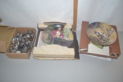 Lot 180 - Box containing a quantity of collectors spoons...