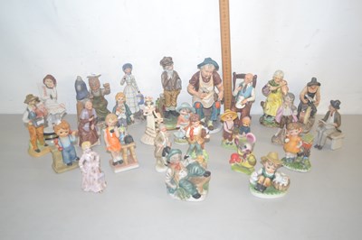 Lot 196 - Quantity of porcelain figurines mainly...