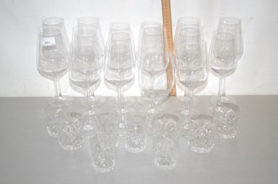 Lot 201 - Collection of drinking glasses